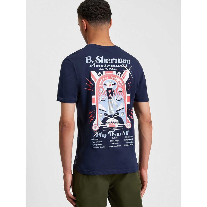 Ben Sherman Pinball Tour Tee image number 1